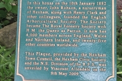 HEXHAM - HOME OF THE ROYAL FORESTRY SOCIETY!